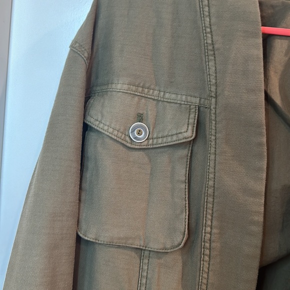 NWT Free People Oversized Olive Utility Jacket retail 148 - Picture 4 of 10